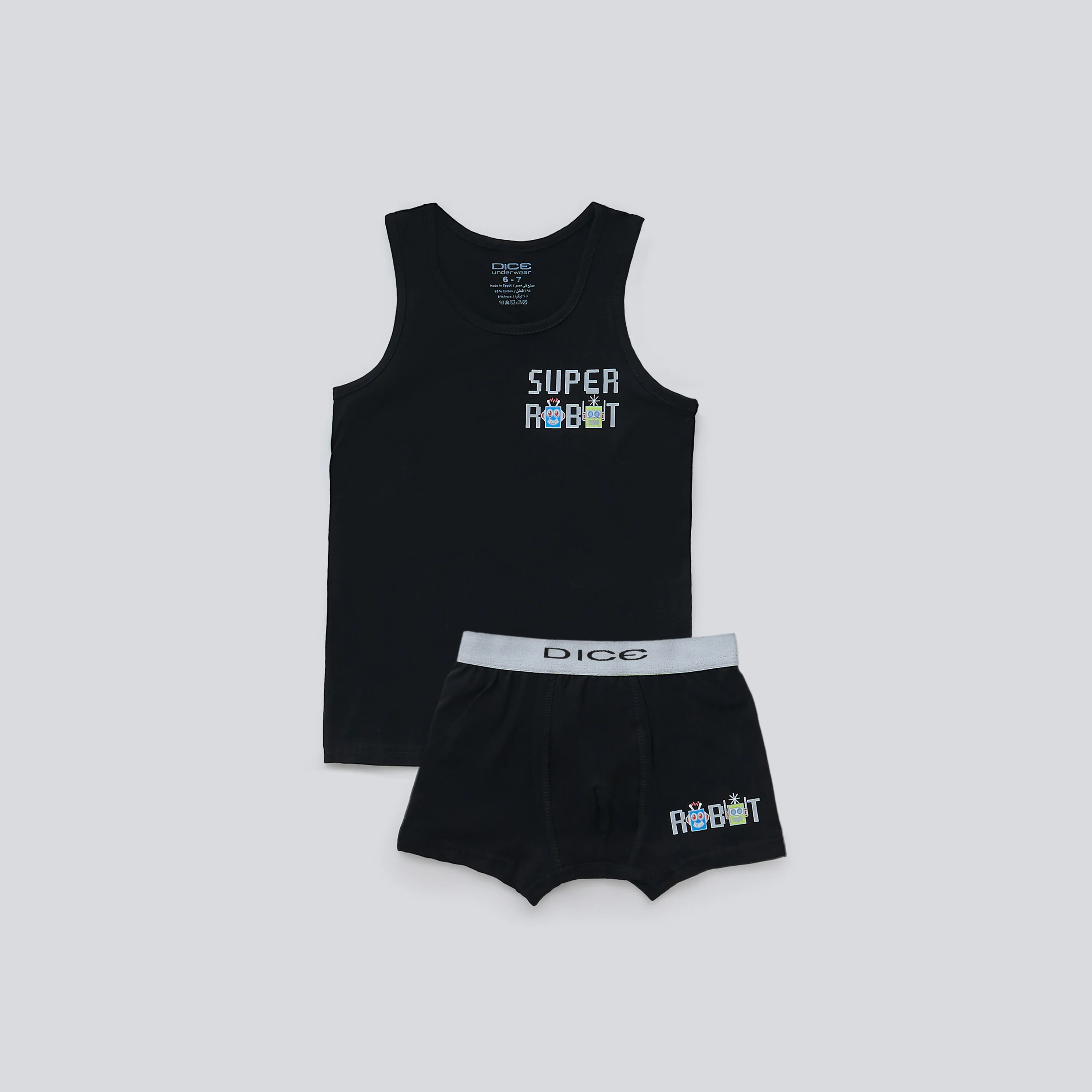 Printed Boys' Underwear Set (Top-bottom) Pack Of 3 - Image 12